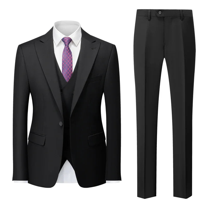 Groom & Business Wear – Italian Slim Gentleman Suit Blazer