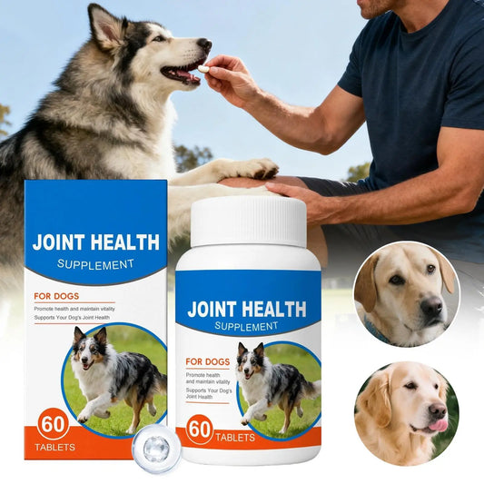 Joint Supplement for Large Dogs – 60 Natural Tablets for Daily Health & Senior Support