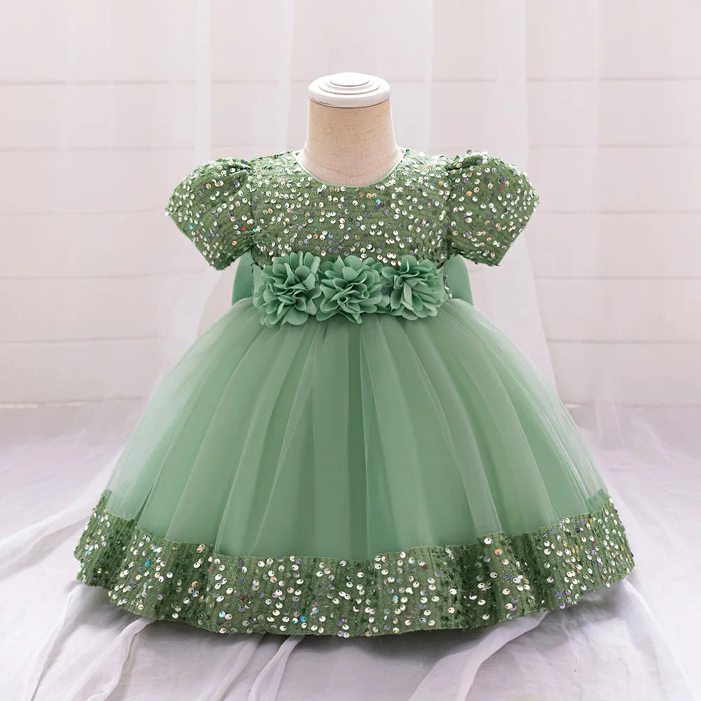 Infant Girl Special Occasion Dress – Baptism & Christmas