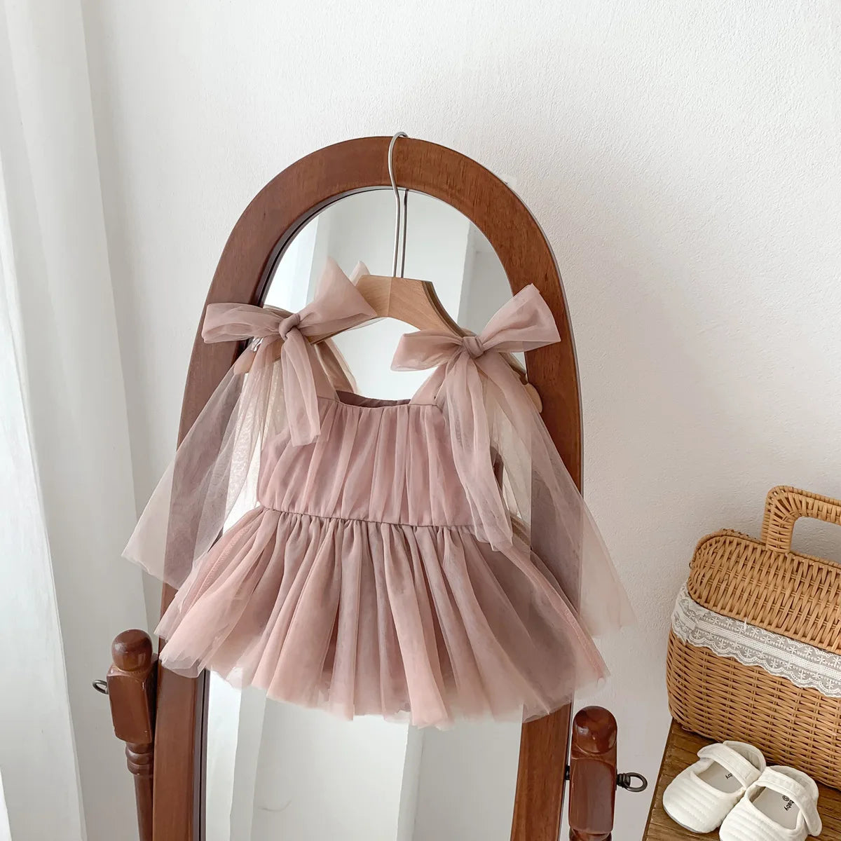 Baby Girl Summer Party Romper Set