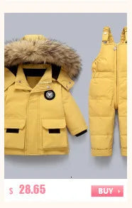 Baby Winter Overalls – Hooded Ski Suit for Cold Weather