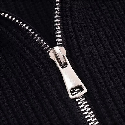 Warm Half-Zip Sweater Jacket for Fall/Winter