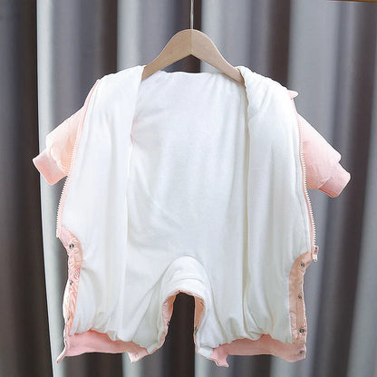 Plush Winter Baby Jumpsuit – Warm & Cozy