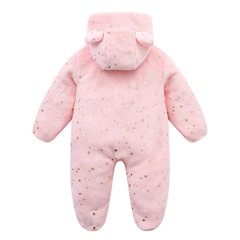 Cozy Cartoon Print Baby Bodysuit – Unisex 0-19 Months