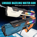 Full electric automatic water gun toy for kids, portable beach summer outdoor water fight toy by Ultra Shoppings