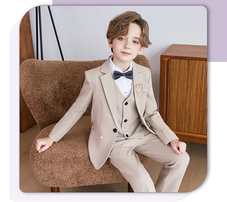 Little Gentleman Suit – Boys’ Formal Outfit for Wedding & Birthday