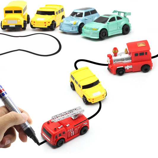 Inductive Line-Follower Car – Magic Pen Educational Toy