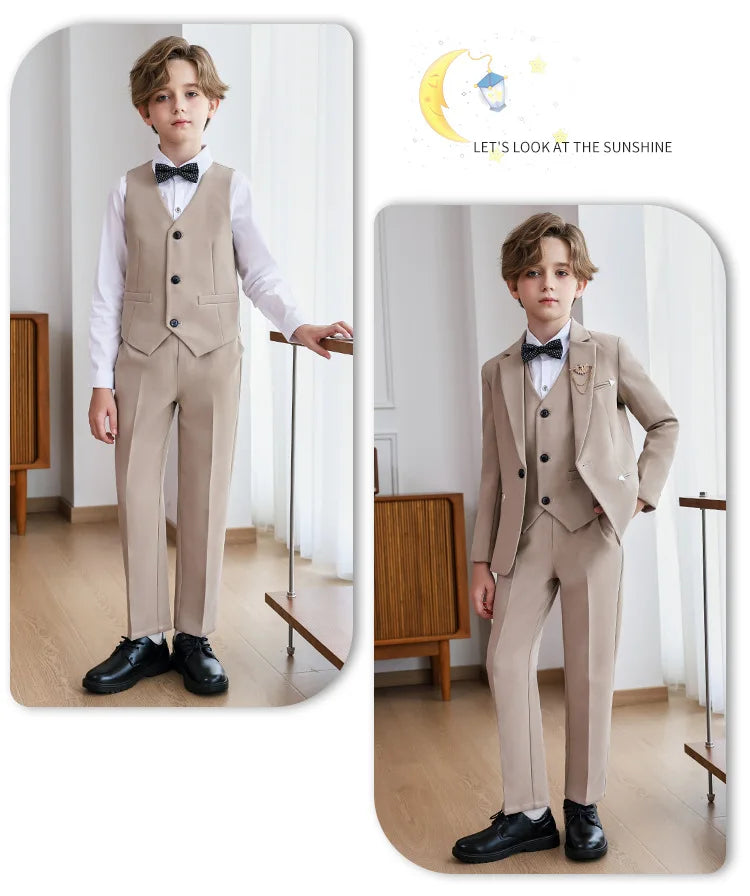 Little Gentleman Suit – Boys’ Formal Outfit for Wedding & Birthday