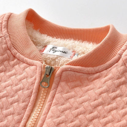 Baby Girls & Boys Winter Coat – Casual Fleece Outerwear