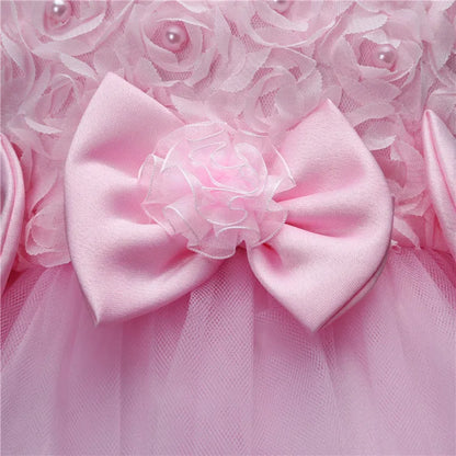 Elegant Mesh Skirt Dress for Girls – Wedding & Party