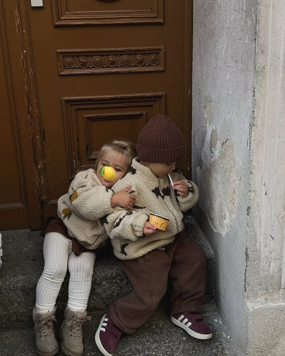 Baby Cartoon Coat – Soft Lamb Wool Jacket