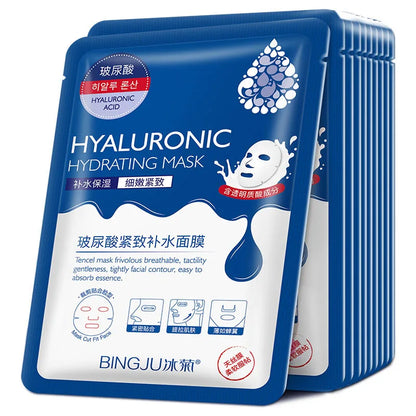 Hydrate & Firm: 20-Pack Hyaluronic Acid Collagen Face Masks