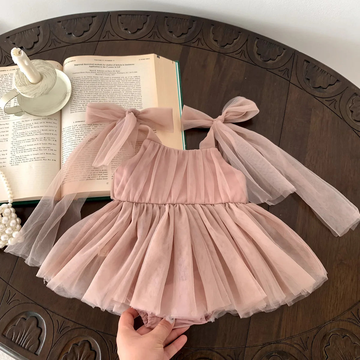 Baby Girl Summer Party Romper Set