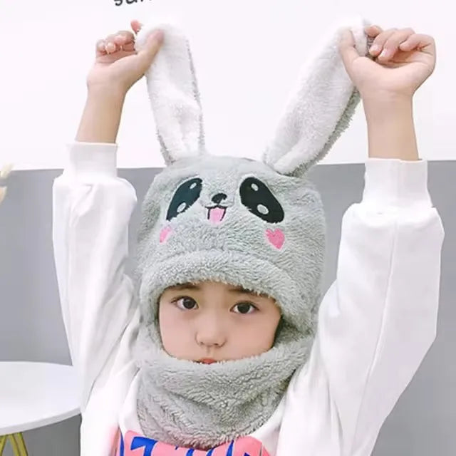 Baby & Kids Fleece Rabbit Winter Hat