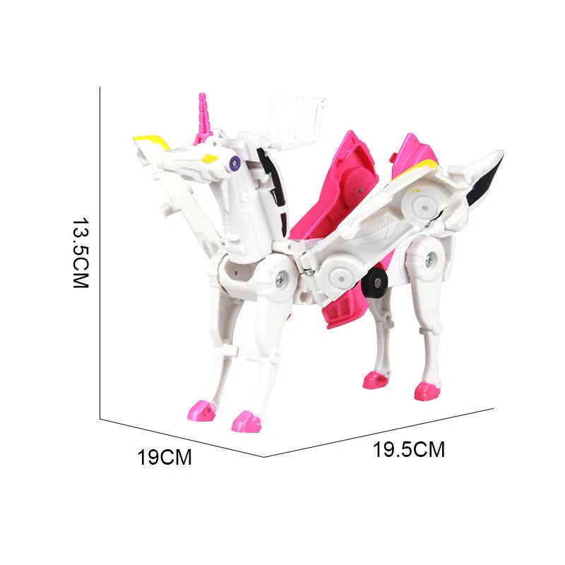 Magic Pegasus Unicorn Transforming Robot – Magnetic Deformation Toy for Kids!