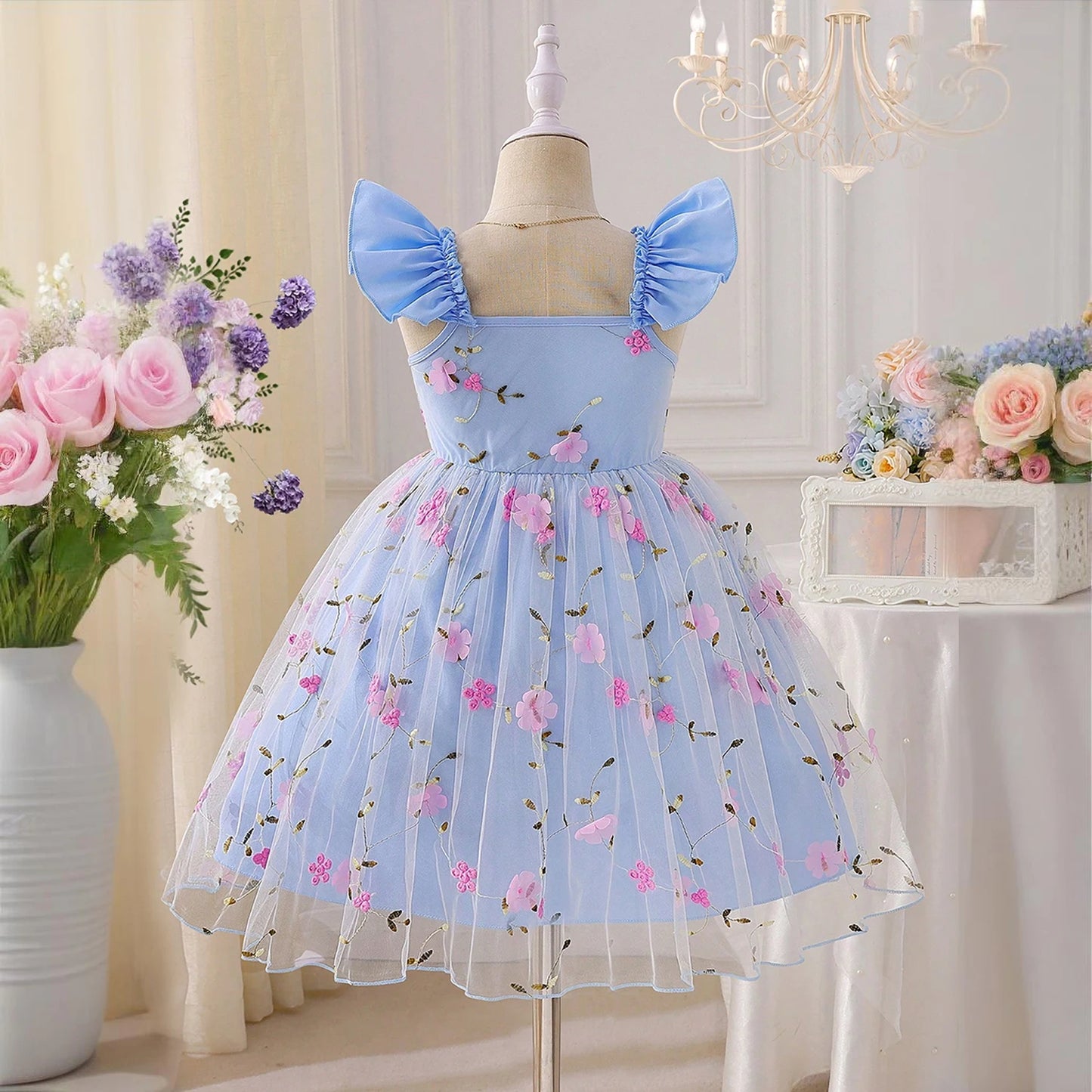 Casual Princess Dress for Girls – Birthday & Easter