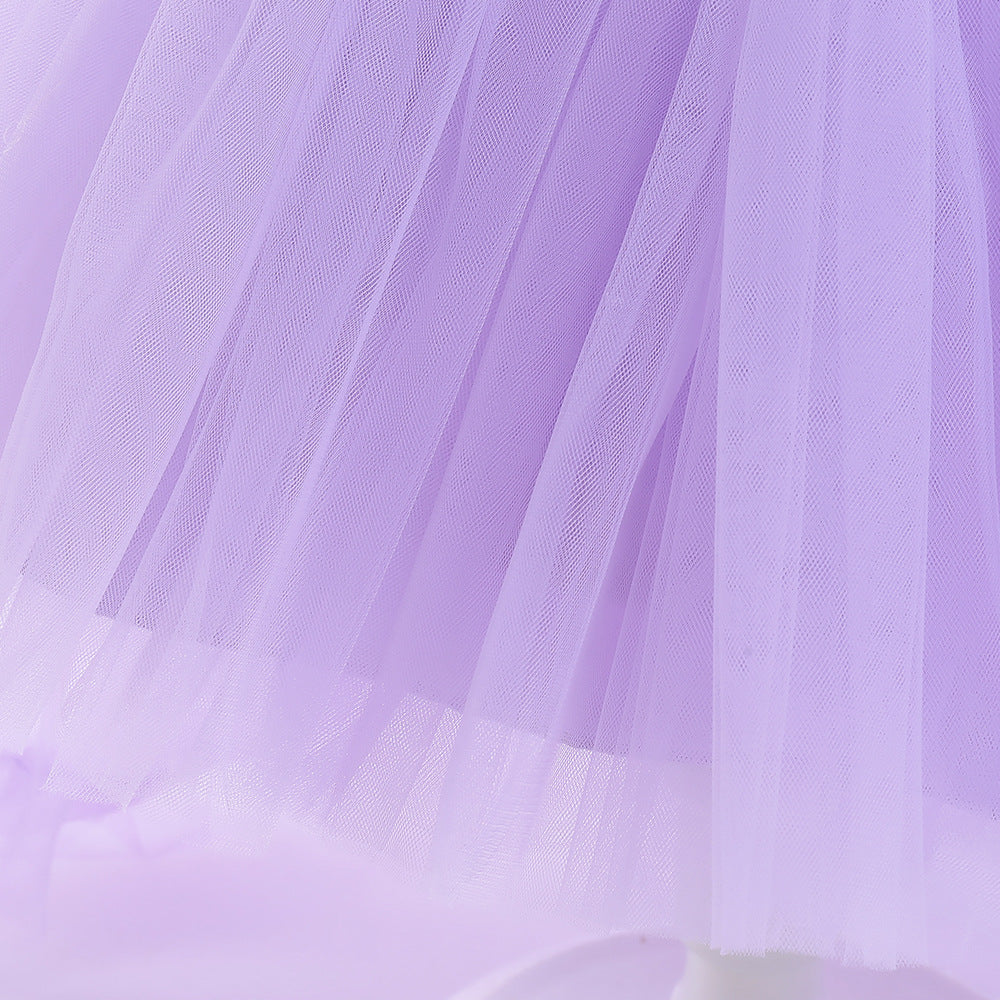 Elegant Girls Party Dress – Trailing Evening Gown