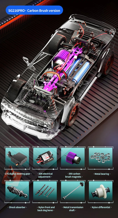 1:16 ZLL SG116 RC Car – Brushless 4WD Off-Road Drift Racing Toy