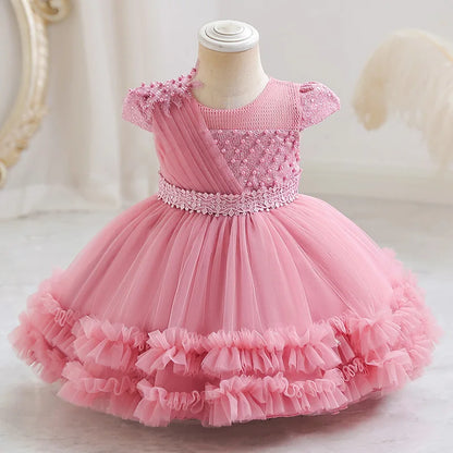 Baby Girl Birthday Dress – Princess Tulle Gown