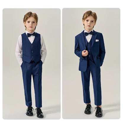 Boys’ Stylish Formal Wear – Green Blazer Set for Special Occasions