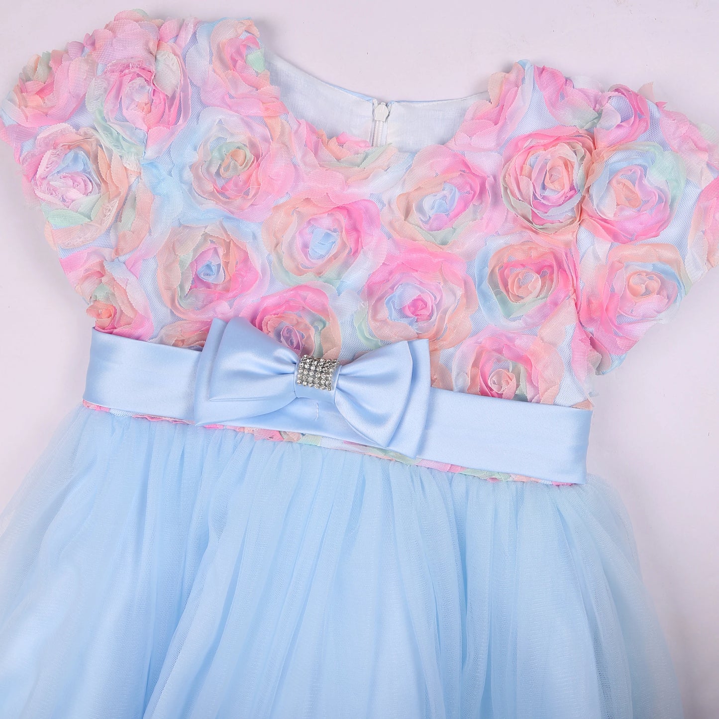 Little Girl’s Bow Dress – Birthday & Party Wear