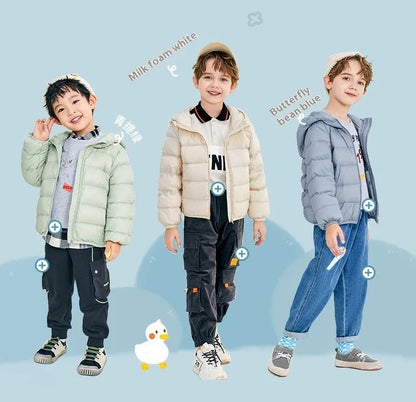 Kids’ Lightweight Duck Down Jacket – Fall & Winter