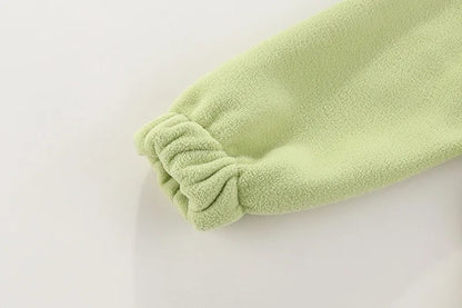 Children’s Thick Fleece Jacket – Zippered Casual Coat