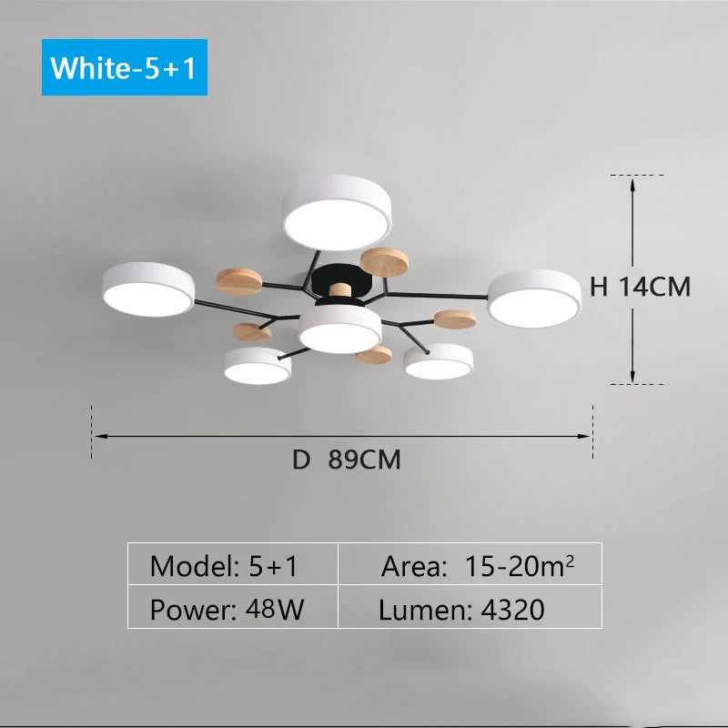 Modern LED Ceiling Lamp: Stylish Lighting for Homes, Hotels & Restaurants