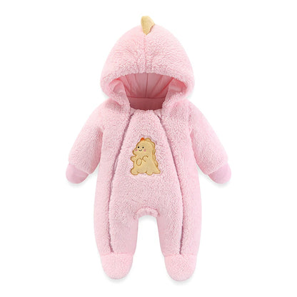 Newborn Winter Romper – Warm & Hooded Jumpsuit