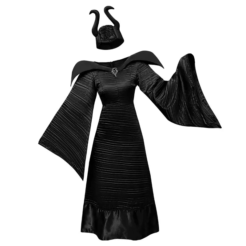 Dark Witch Queen Costume – Gothic Maleficent Halloween Look