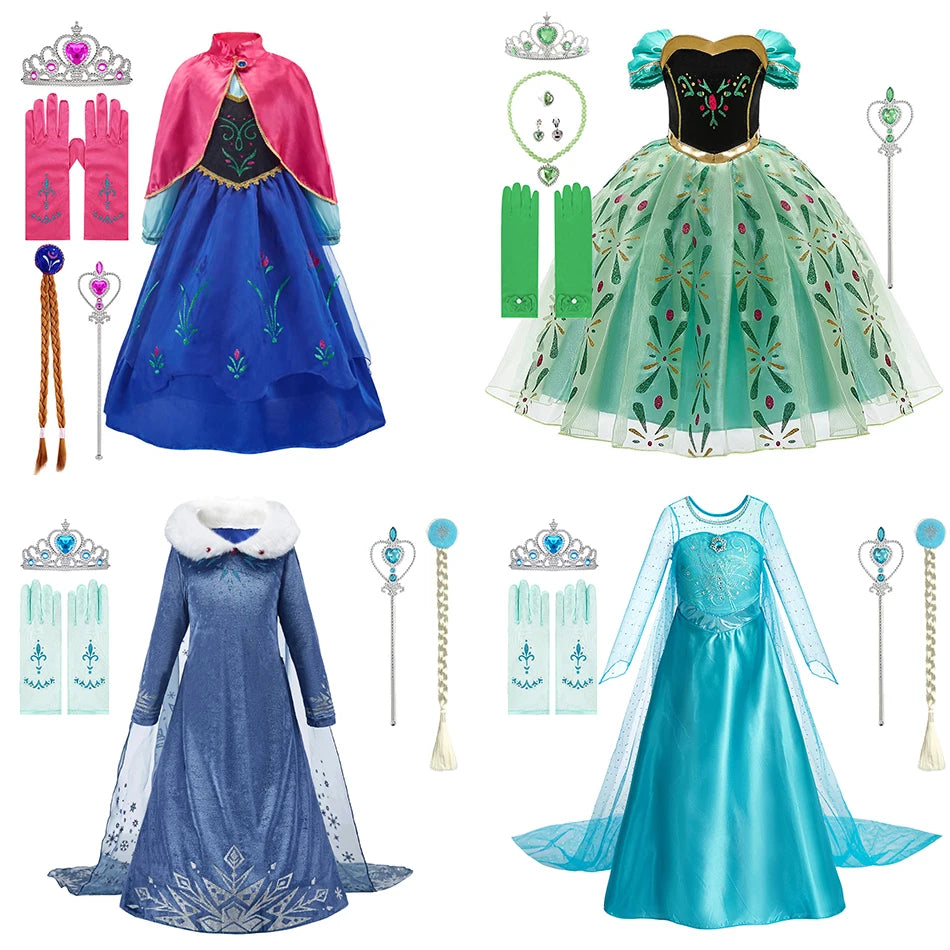 Baby Princess Dress: Elsa & Anna-Inspired Fantasy for Birthdays & More