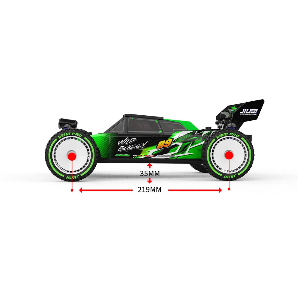 High-Speed 80KM/H RC Car – JIUSI WB12 PRO 4WD Off-Road Toy