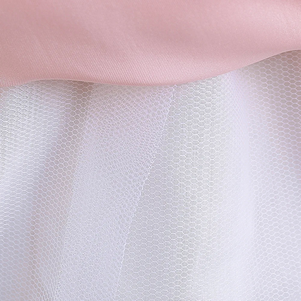 Kids’ Sequin Dress – High-Low Puffy Tutu with Bow Belt