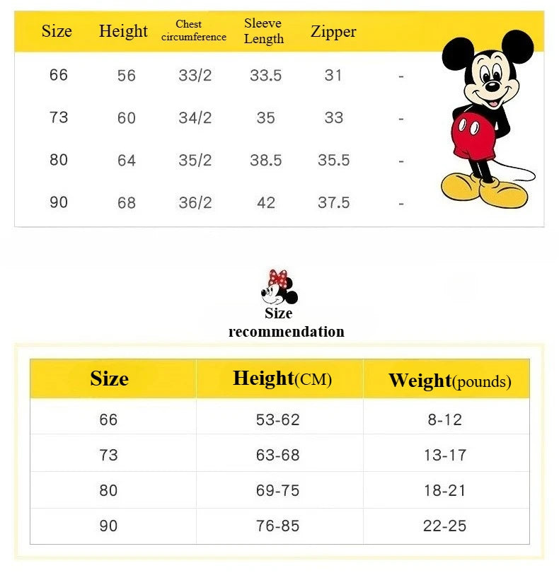 Unisex Cotton Romper – Mickey Magic for Babies