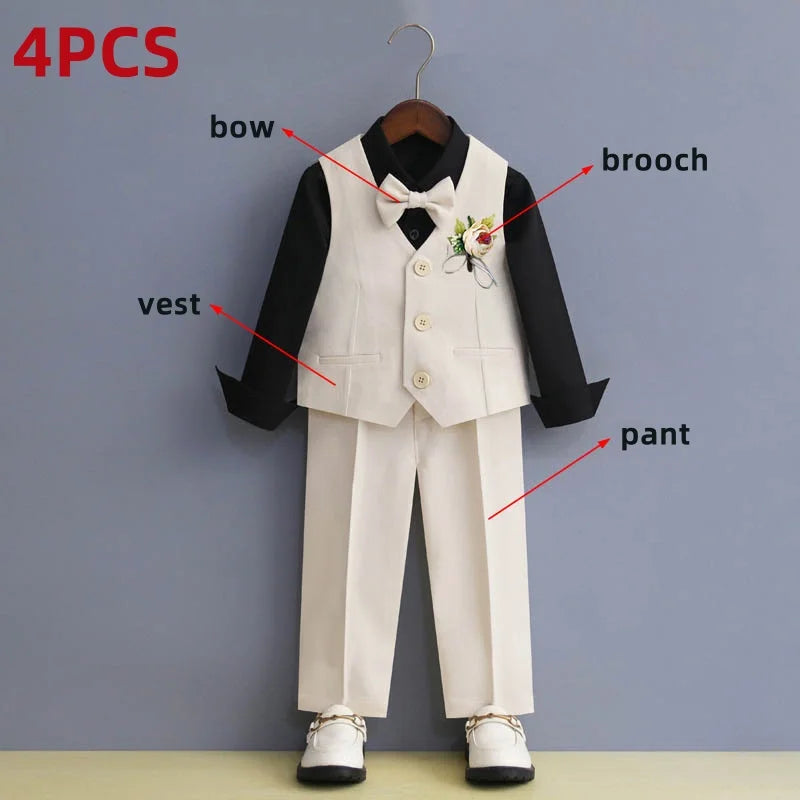 Teen & Kids Party Suit – Blazer, Pants & Bowtie Formal Wear