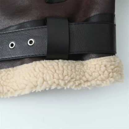 2025 Cozy Luxe: Double-Sided Fleece Lapel Jacket