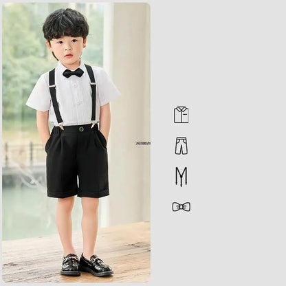 Children’s Summer Formal Clothing – Piano & Dance Performance Set