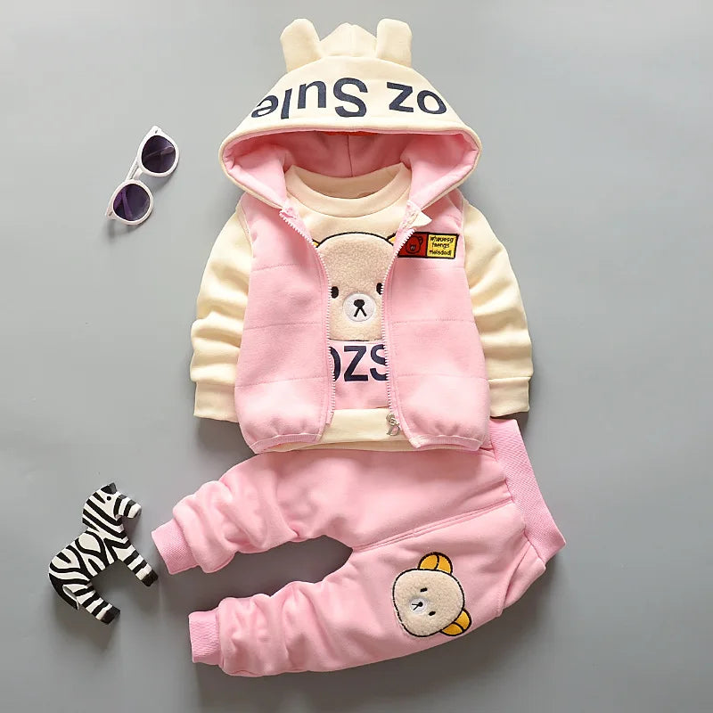 Kids 3PCS Casual Clothing Set – Autumn/Winter