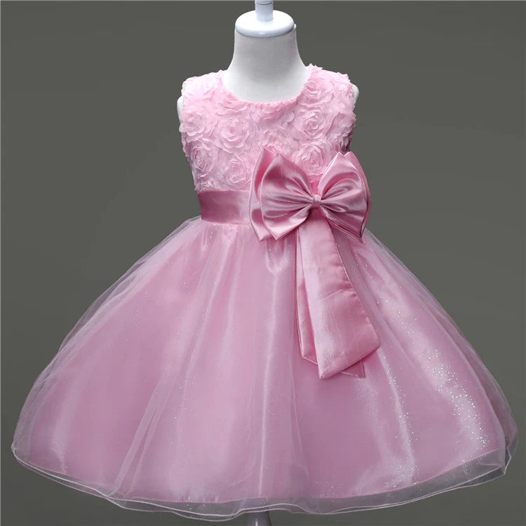 Princess Tutu Dress – Flower Sequins for Girls