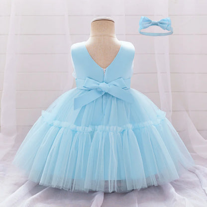 Baby Girl 1st Birthday Dress – Tulle Princess Gown