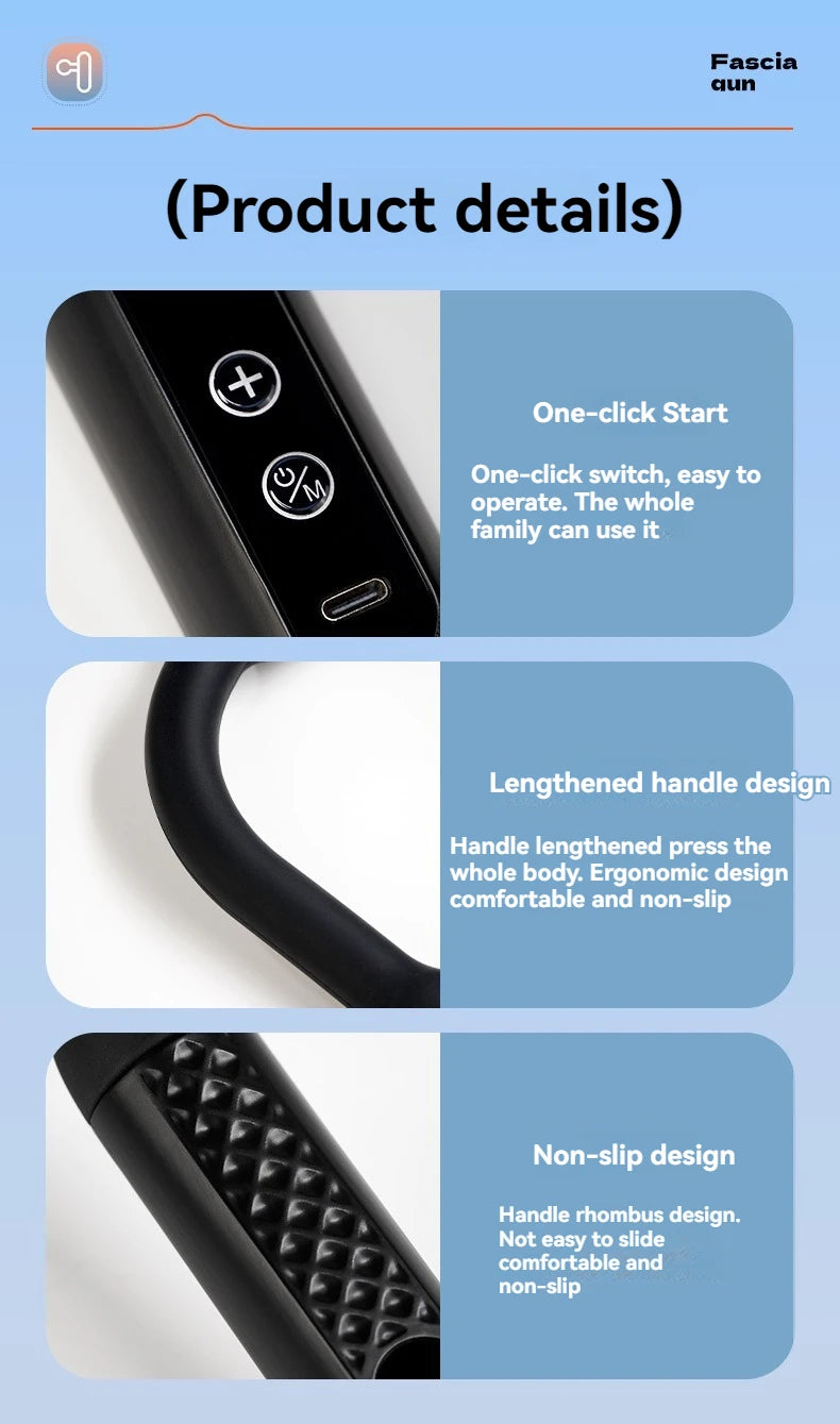 2025 Smart Deep Tissue Massager: The Ultimate Handheld Back Artifact - Ultra Shoppings