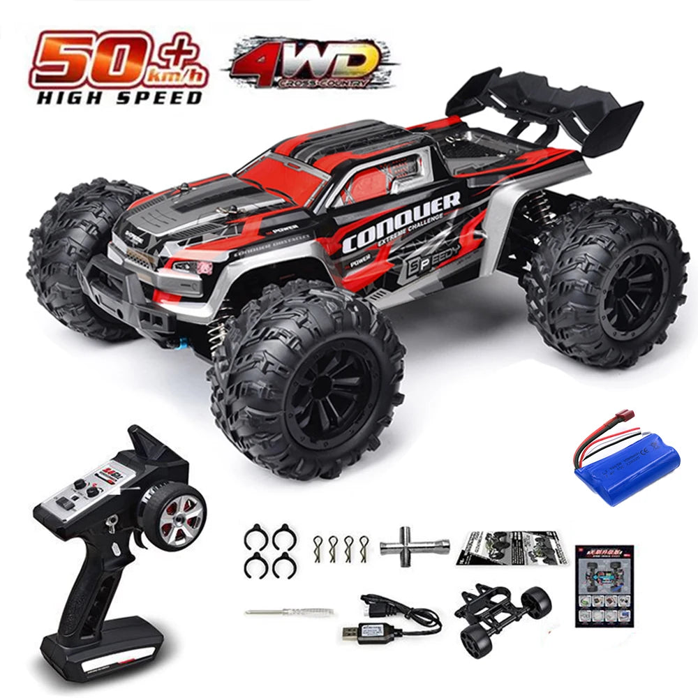 1:16 RC Off-Road Car – High-Speed 4WD Monster Truck with LED Lights