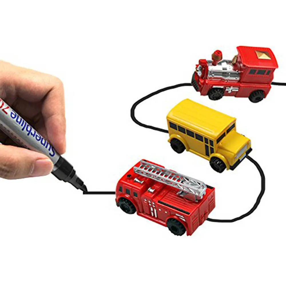 Inductive Line-Follower Car – Magic Pen Educational Toy