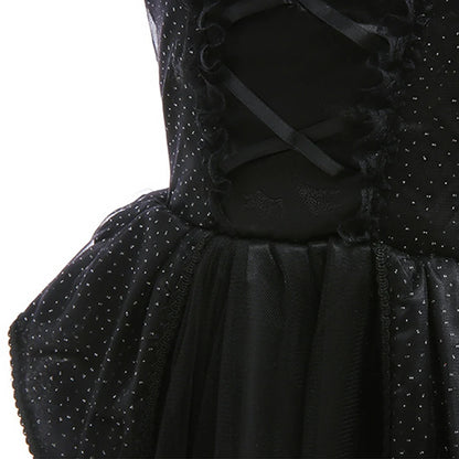 Girls Black Witch Halloween Costume – Luxury Dress