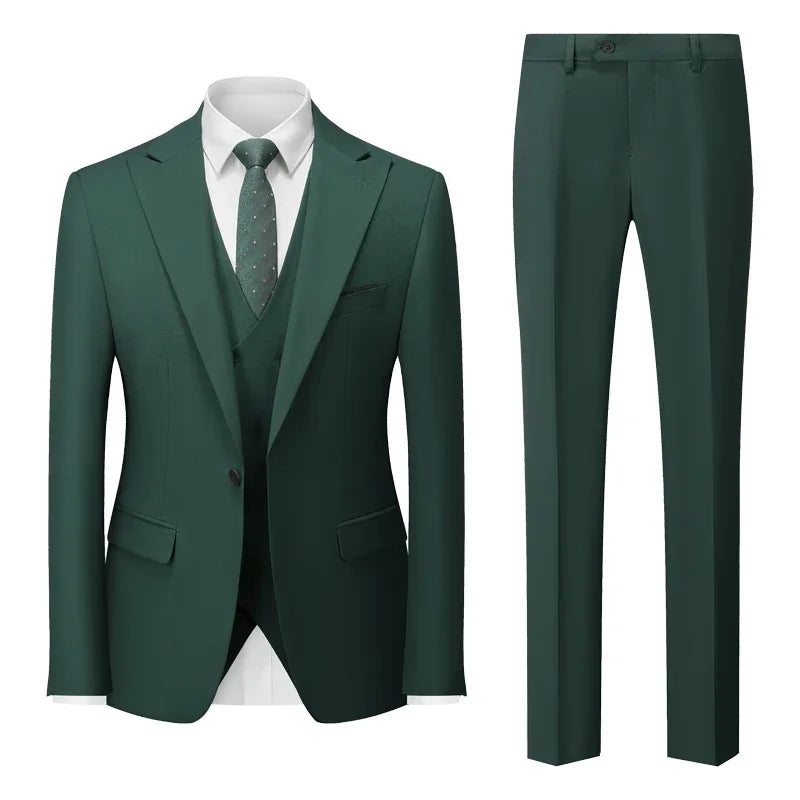 Groom & Business Wear – Italian Slim Gentleman Suit Blazer