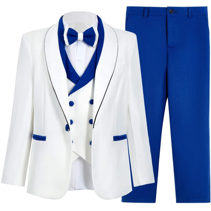 Boys’ Dresswear Outfit – 4-Piece Wedding & Birthday Formal Suit