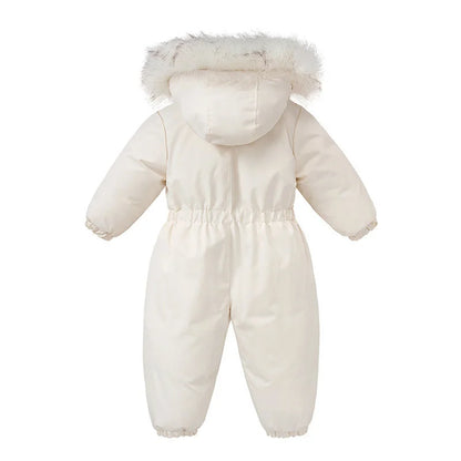 Baby Winter Overalls – Hooded Ski Suit for Cold Weather