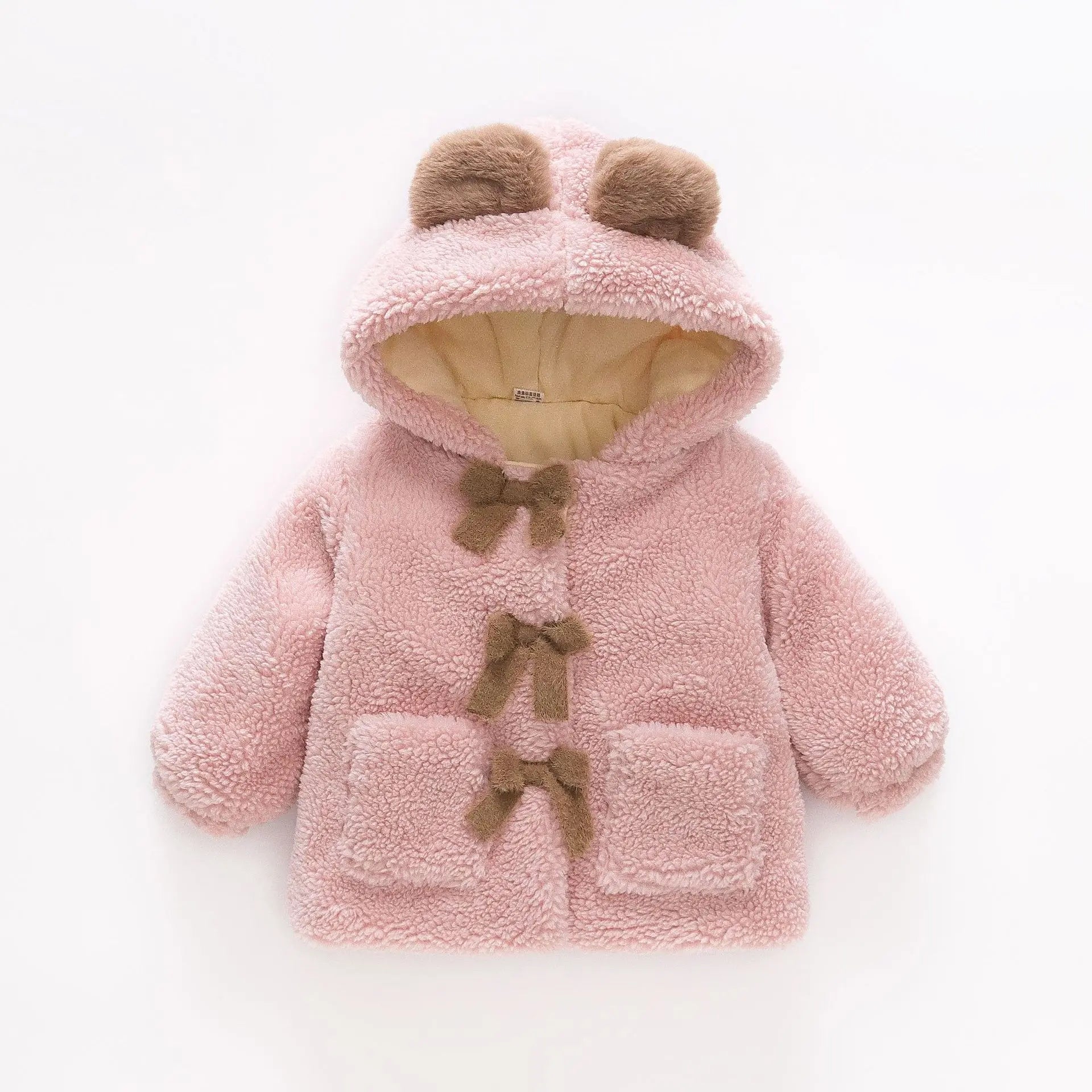 Baby Solid Color Fleece Jacket – Cozy Wear