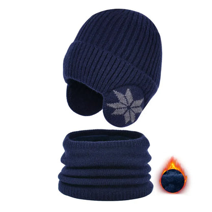 Fleece Lined Winter Hat & Scarf for Children
