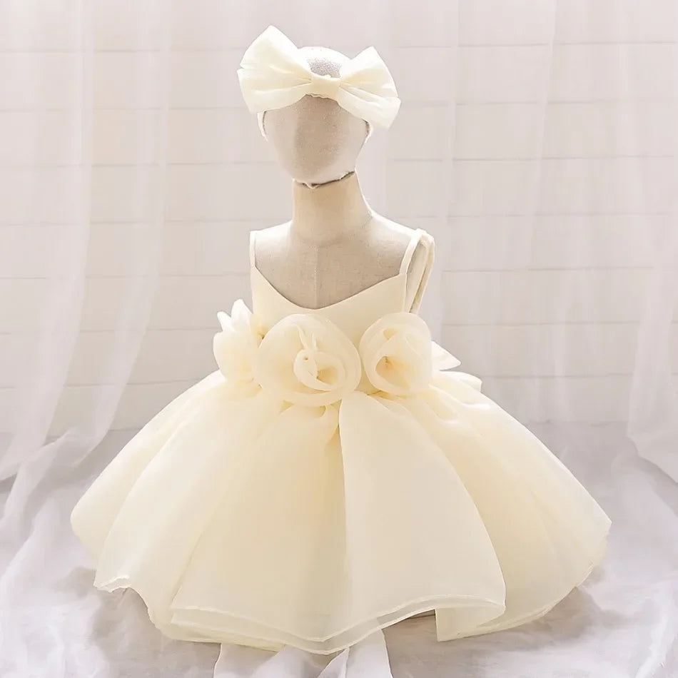 Kids Wedding Dress – Sleeveless Flower Girl Gown
